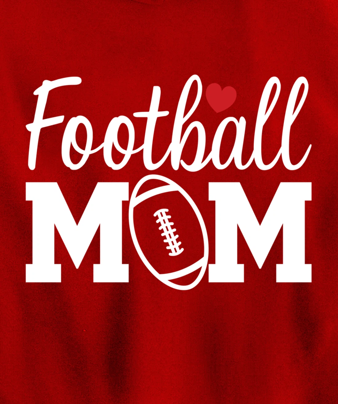Football Mom Cute Mom Life Football Game Day Cheer Mom Pullover Hoodie