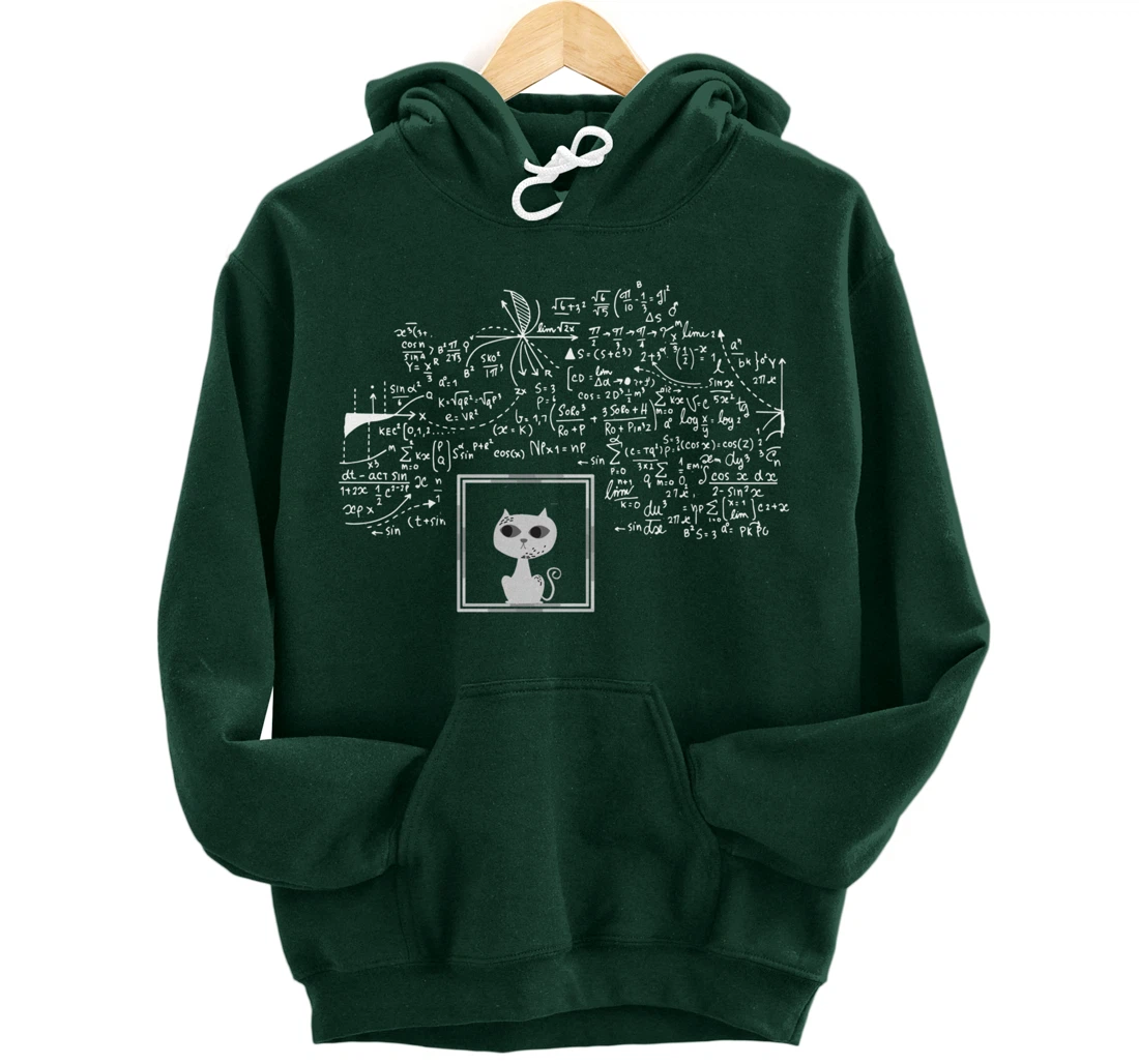 Schrodinger Cat in Box - Science Nerd Physics Pullover Hoodie