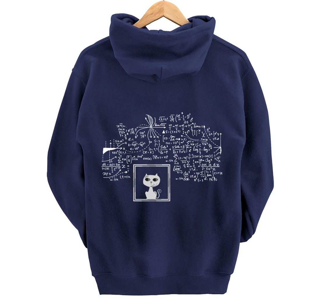 Schrodinger Cat in Box - Science Nerd Physics Pullover Hoodie