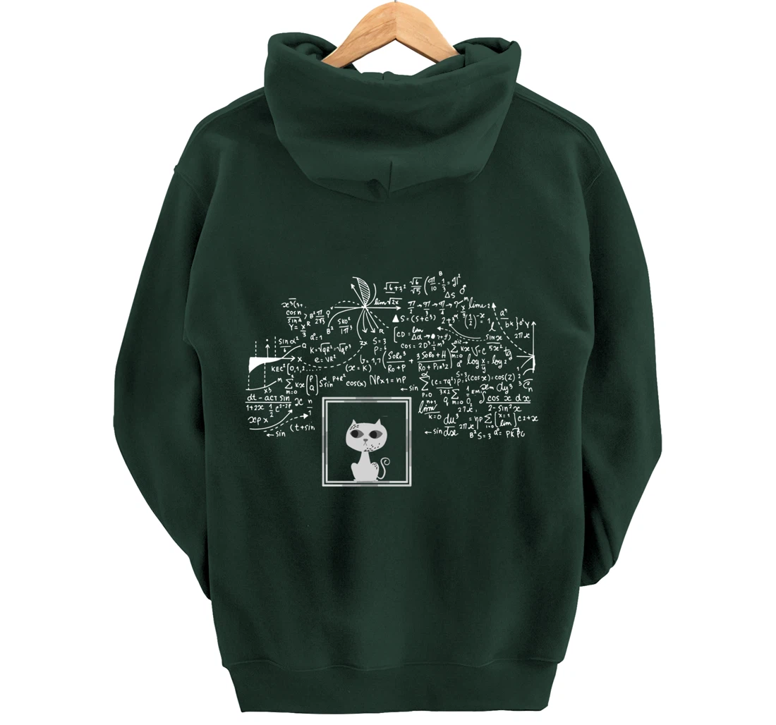 Schrodinger Cat in Box - Science Nerd Physics Pullover Hoodie