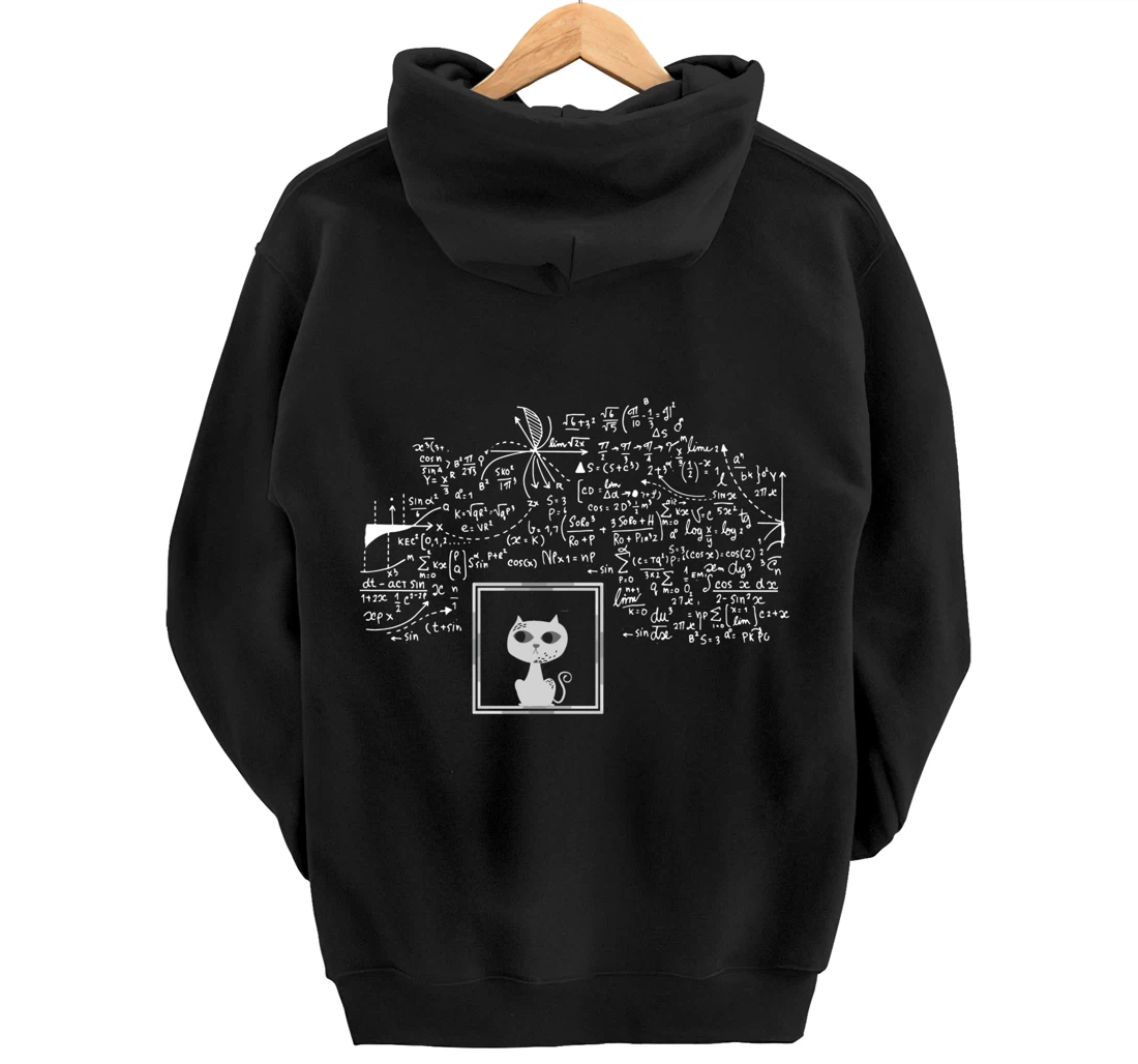 Schrodinger Cat in Box - Science Nerd Physics Pullover Hoodie