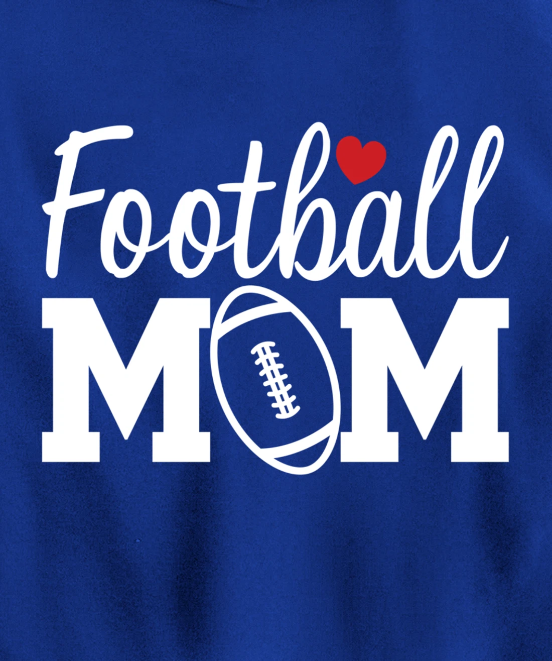 Football Mom Cute Mom Life Football Game Day Cheer Mom Pullover Hoodie