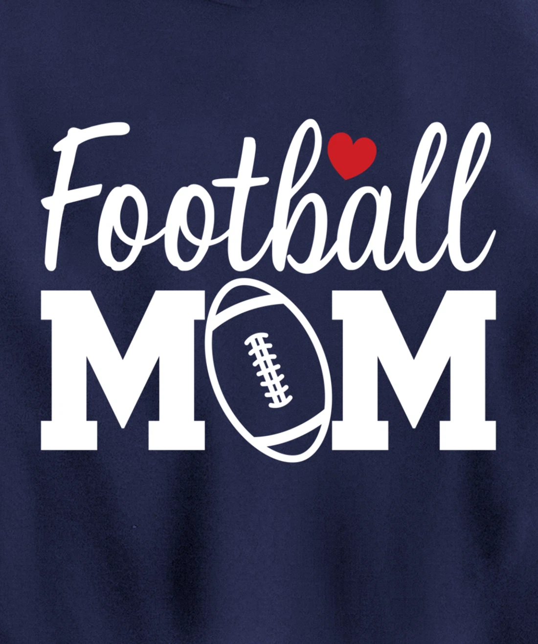 Football Mom Cute Mom Life Football Game Day Cheer Mom Pullover Hoodie