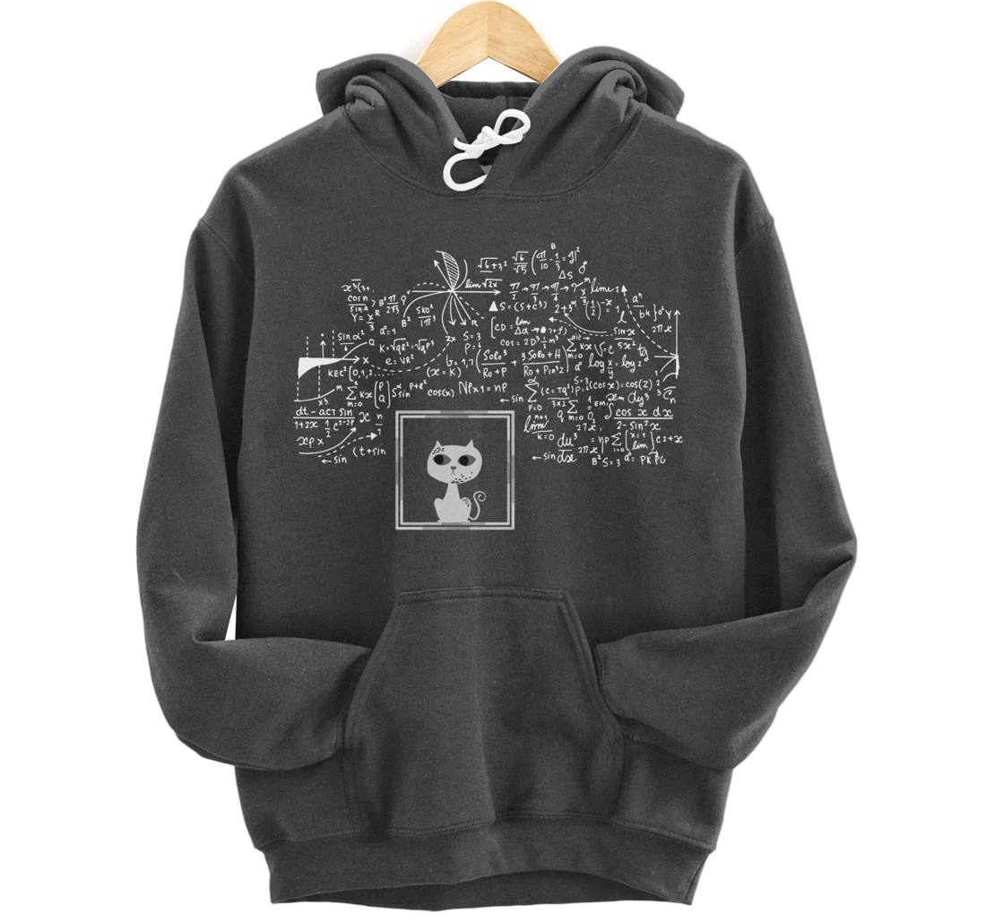 Schrodinger Cat in Box - Science Nerd Physics Pullover Hoodie