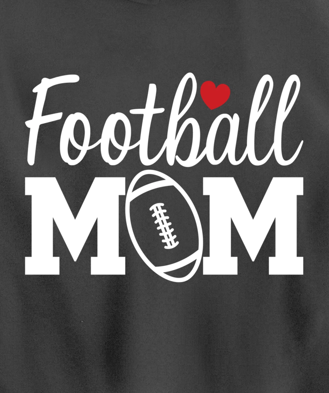 Football Mom Cute Mom Life Football Game Day Cheer Mom Pullover Hoodie