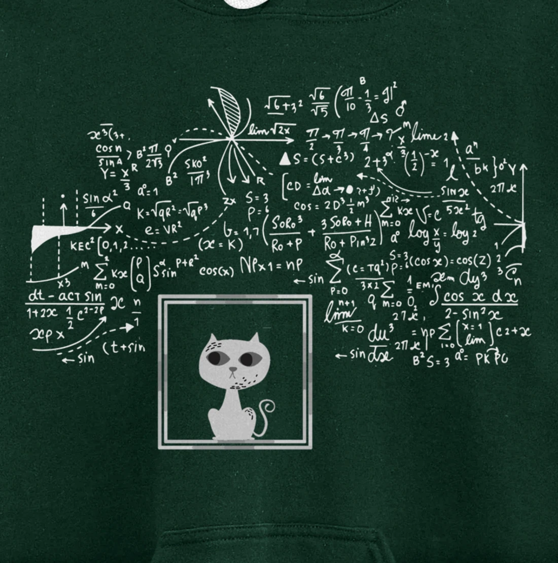 Schrodinger Cat in Box - Science Nerd Physics Pullover Hoodie