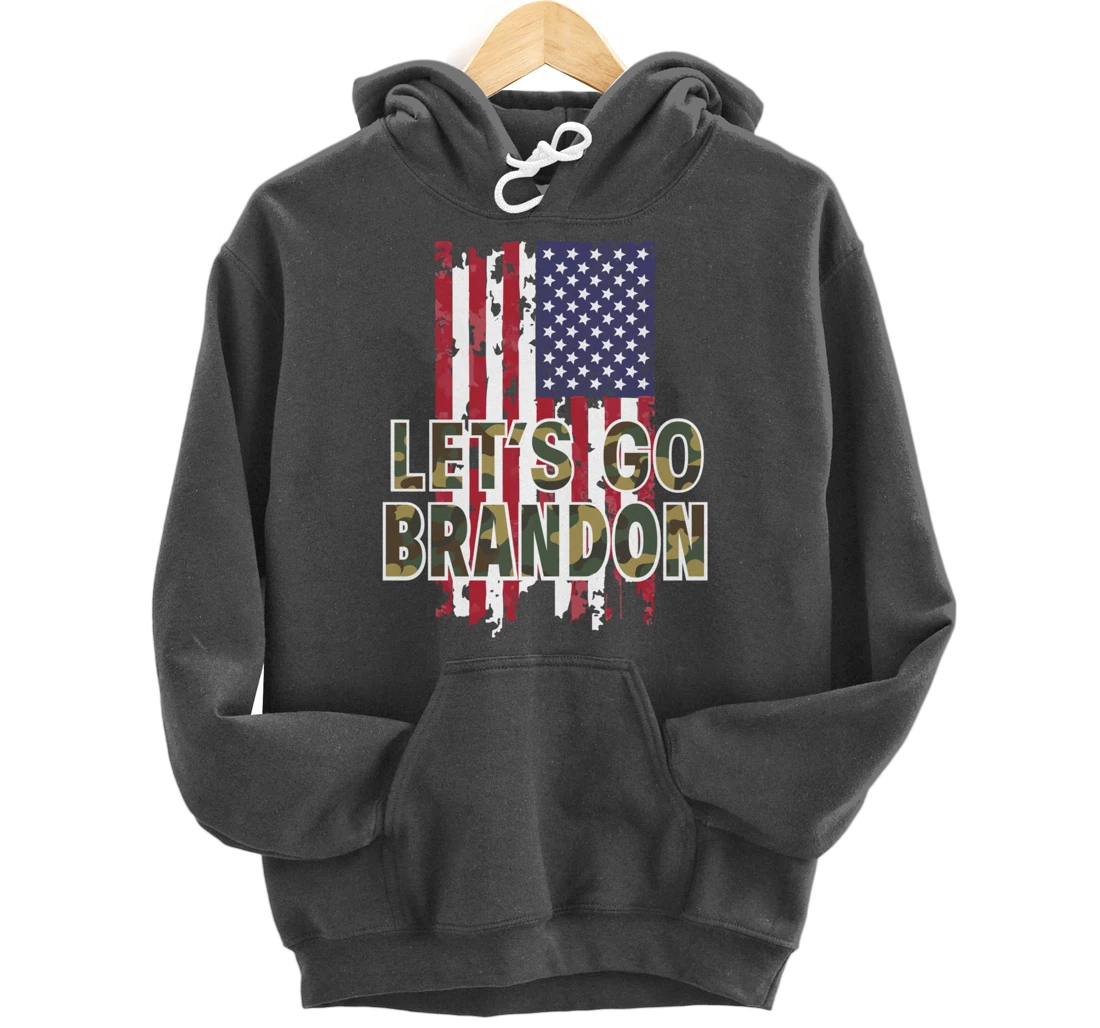 Let's Go Brandon Conservative Anti Liberal Go Let's Branson Pullover Hoodie