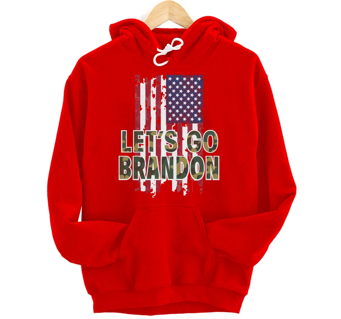 Let's Go Brandon Conservative Anti Liberal Go Let's Branson Pullover Hoodie