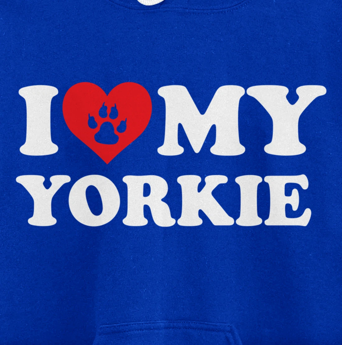 I Love Heart My Yokie Funny Dog Lover Pet Owner Pullover Hoodie