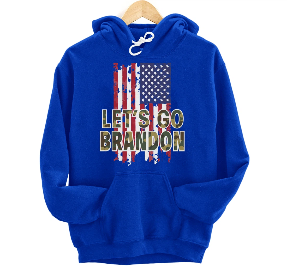 Let's Go Brandon Conservative Anti Liberal Go Let's Branson Pullover Hoodie