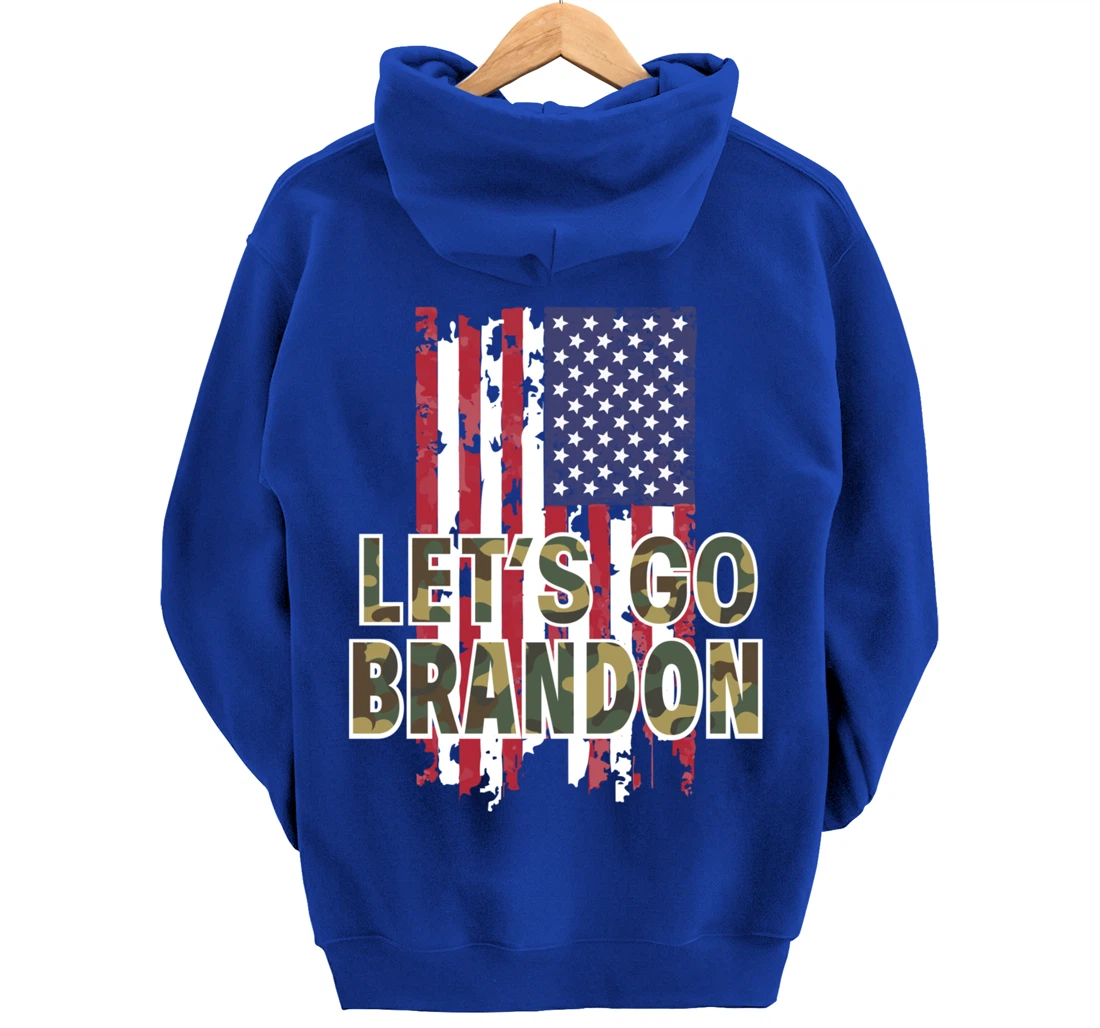 Let's Go Brandon Conservative Anti Liberal Go Let's Branson Pullover Hoodie