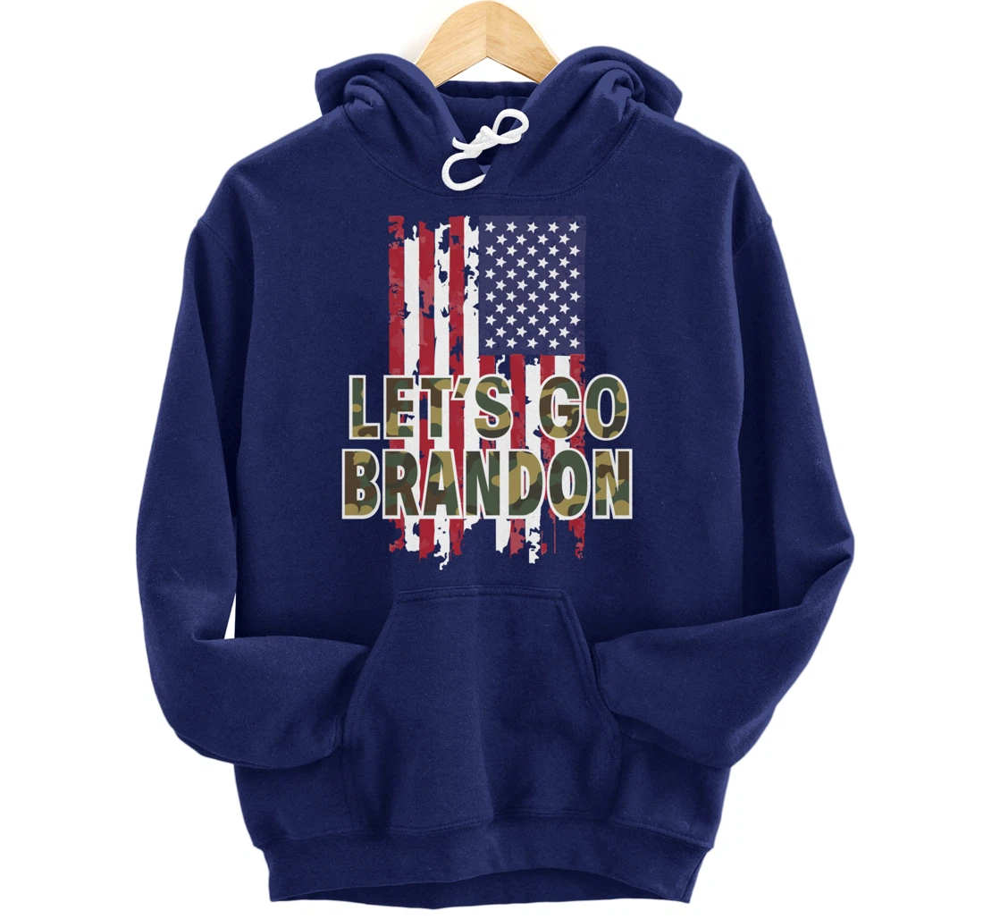 Let's Go Brandon Conservative Anti Liberal Go Let's Branson Pullover Hoodie