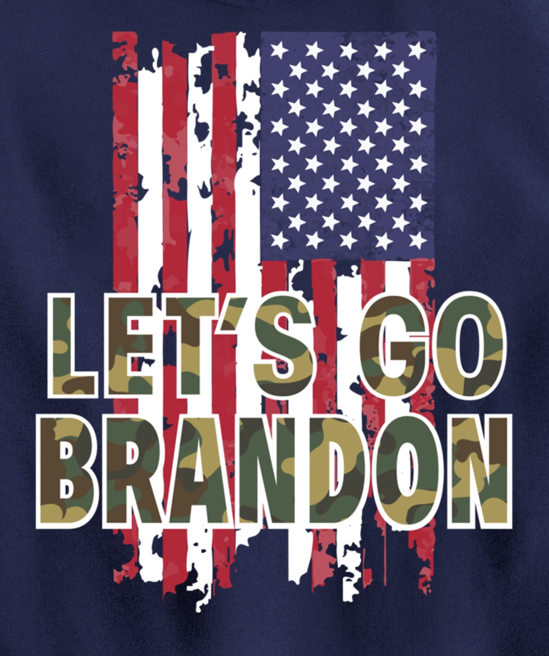 Let's Go Brandon Conservative Anti Liberal Go Let's Branson Pullover Hoodie