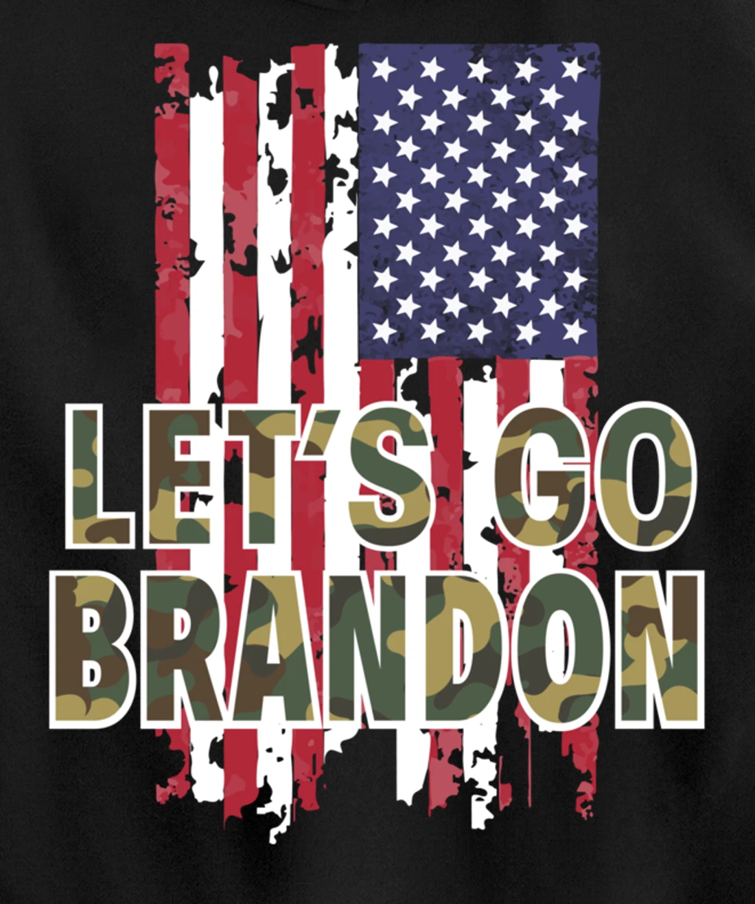 Let's Go Brandon Conservative Anti Liberal Go Let's Branson Pullover Hoodie