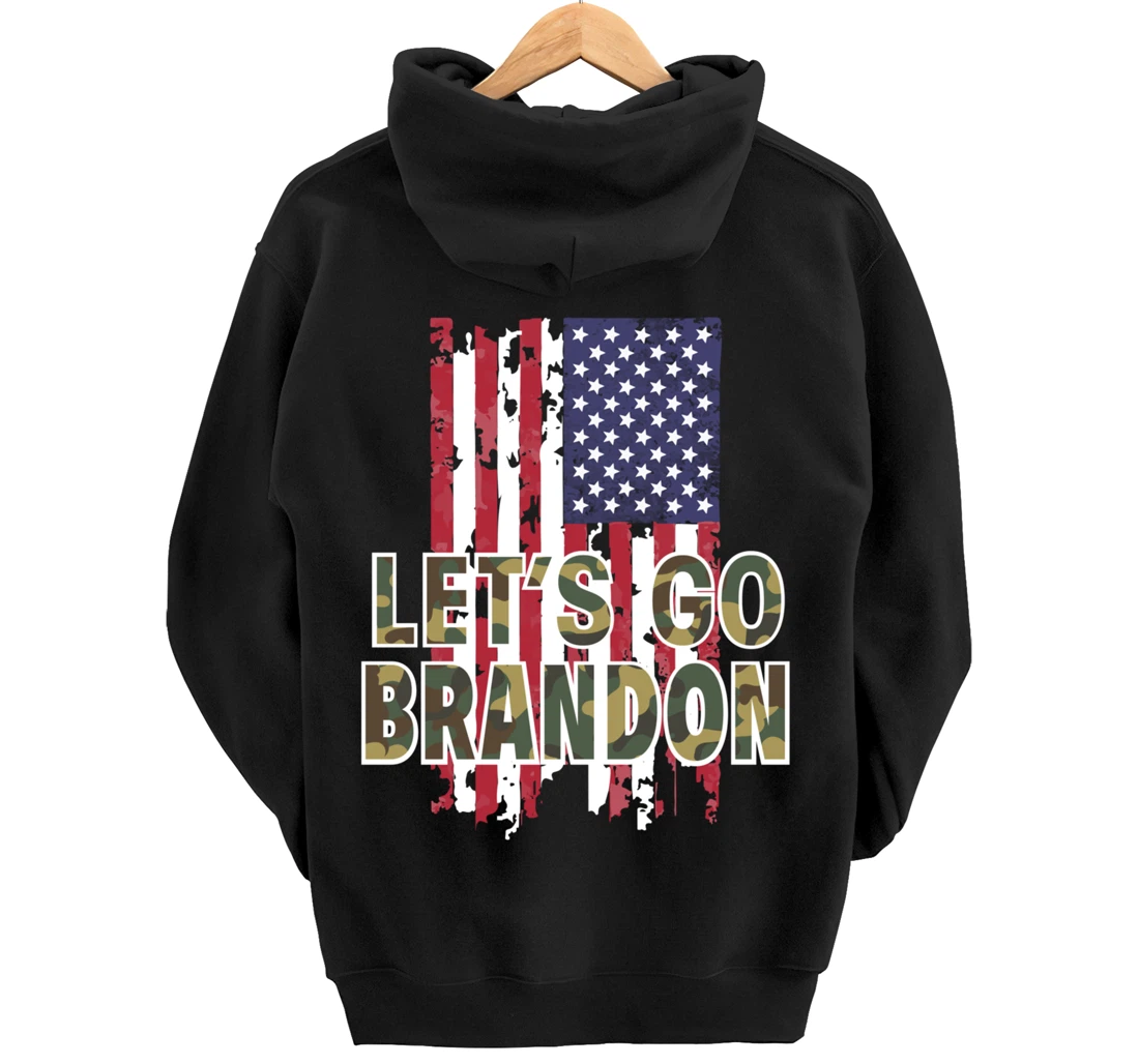 Let's Go Brandon Conservative Anti Liberal Go Let's Branson Pullover Hoodie