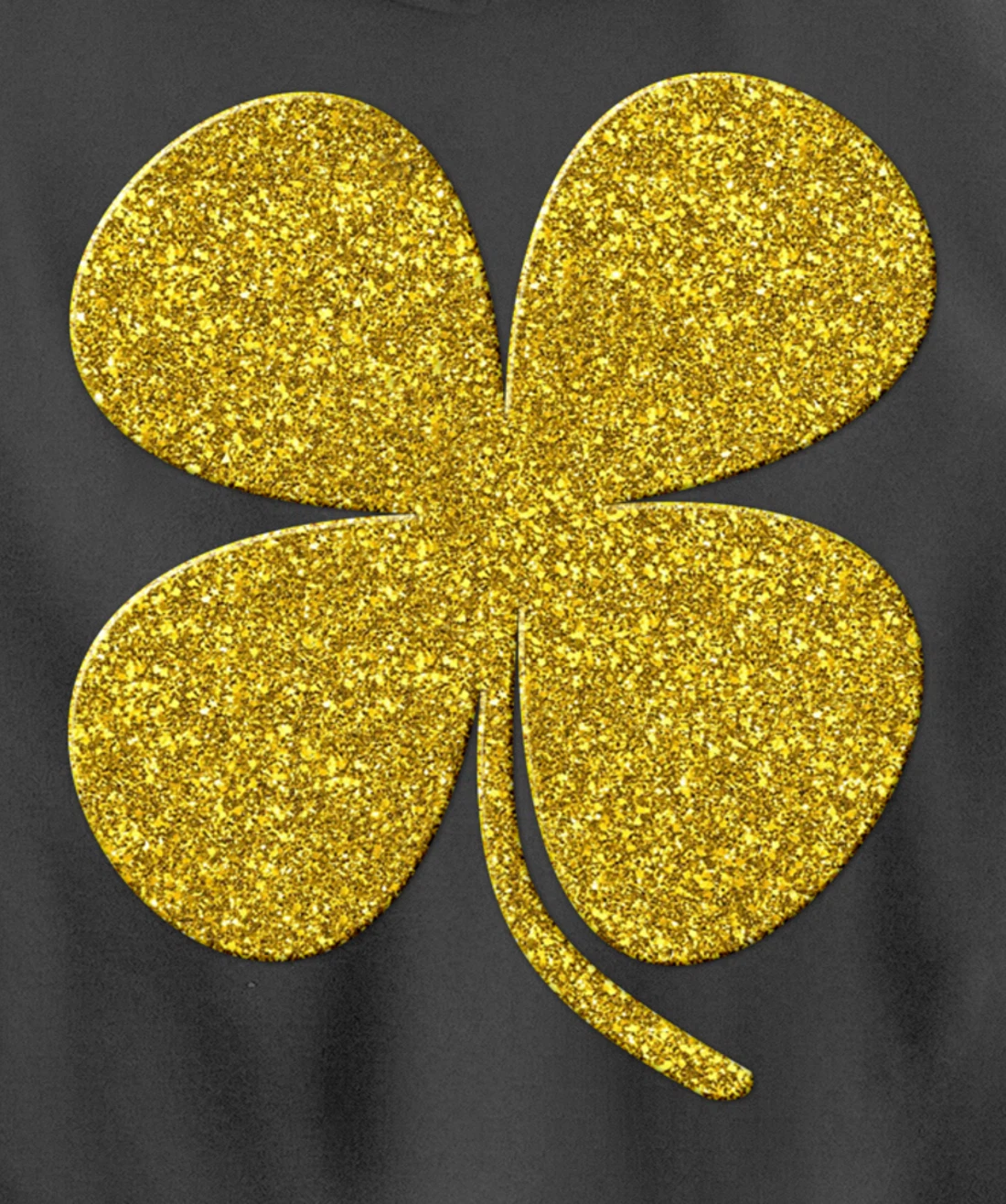 shamrock Clover, Golden st patrick irish Vintage symbol Pullover Hoodie