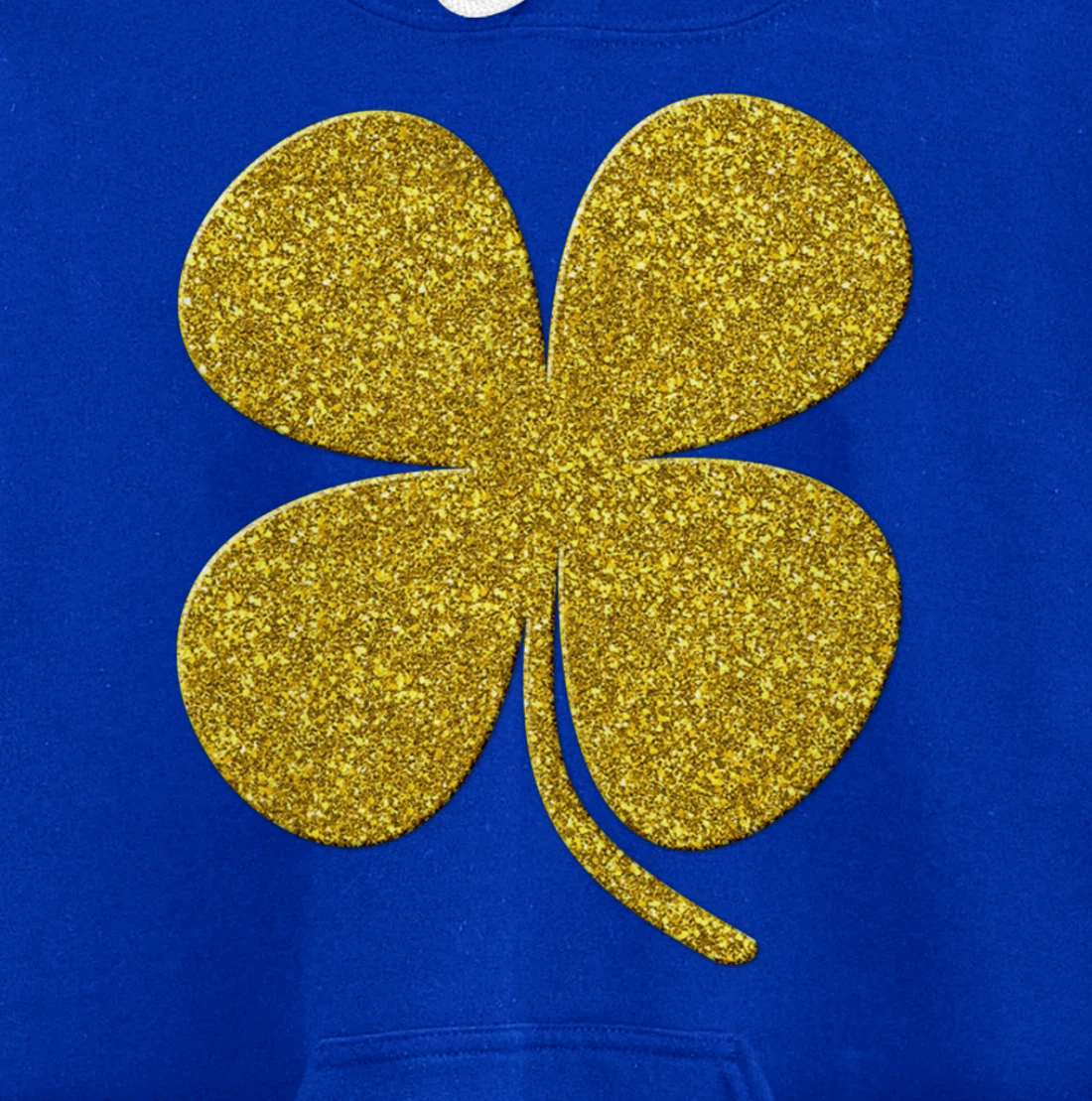 shamrock Clover, Golden st patrick irish Vintage symbol Pullover Hoodie