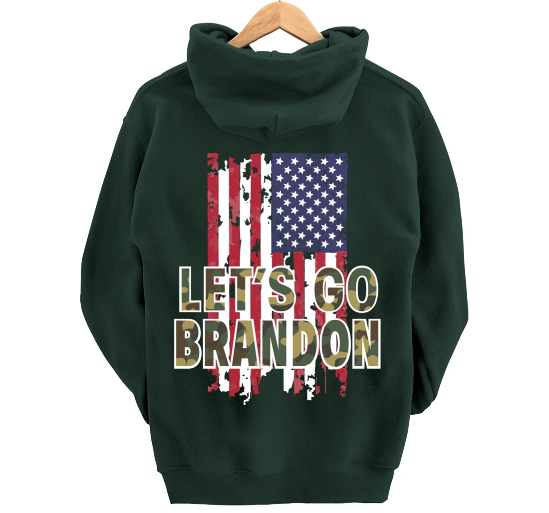 Let's Go Brandon Conservative Anti Liberal Go Let's Branson Pullover Hoodie