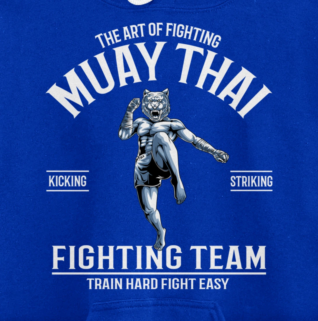 Muay Thai Tiger Fighter - Thai Boxing Fighting Team Pullover Hoodie