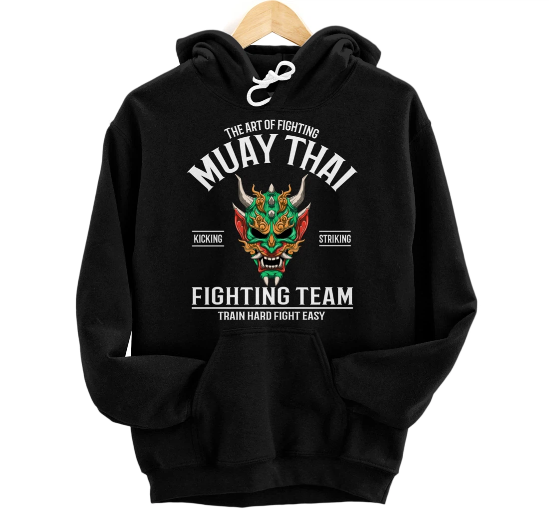 Muay Thai Oni Demon Pullover Hoodie