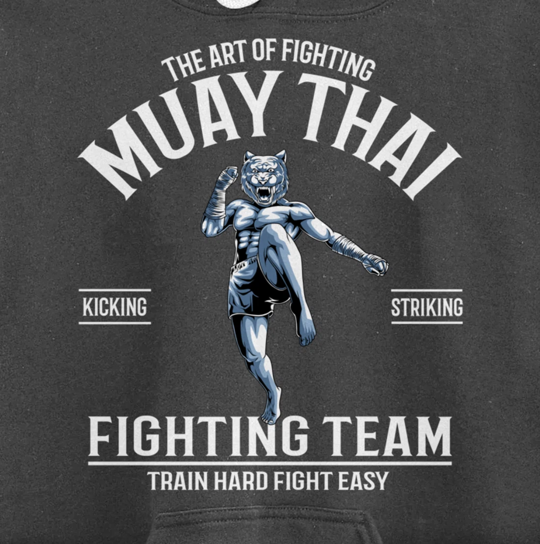 Muay Thai Tiger Fighter - Thai Boxing Fighting Team Pullover Hoodie