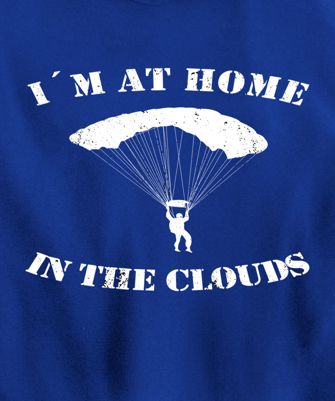 Base Jumping At Home In The Clouds Paragliders & Base Jumpers Pullover Hoodie