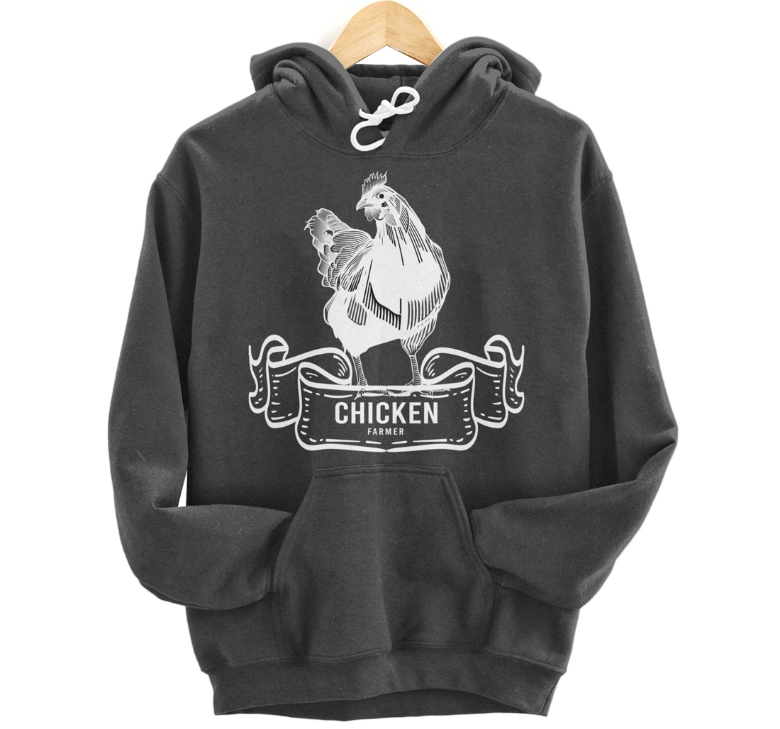 Chicken Lover Gifts Funny Farmer & Farmer Animals Pullover Hoodie