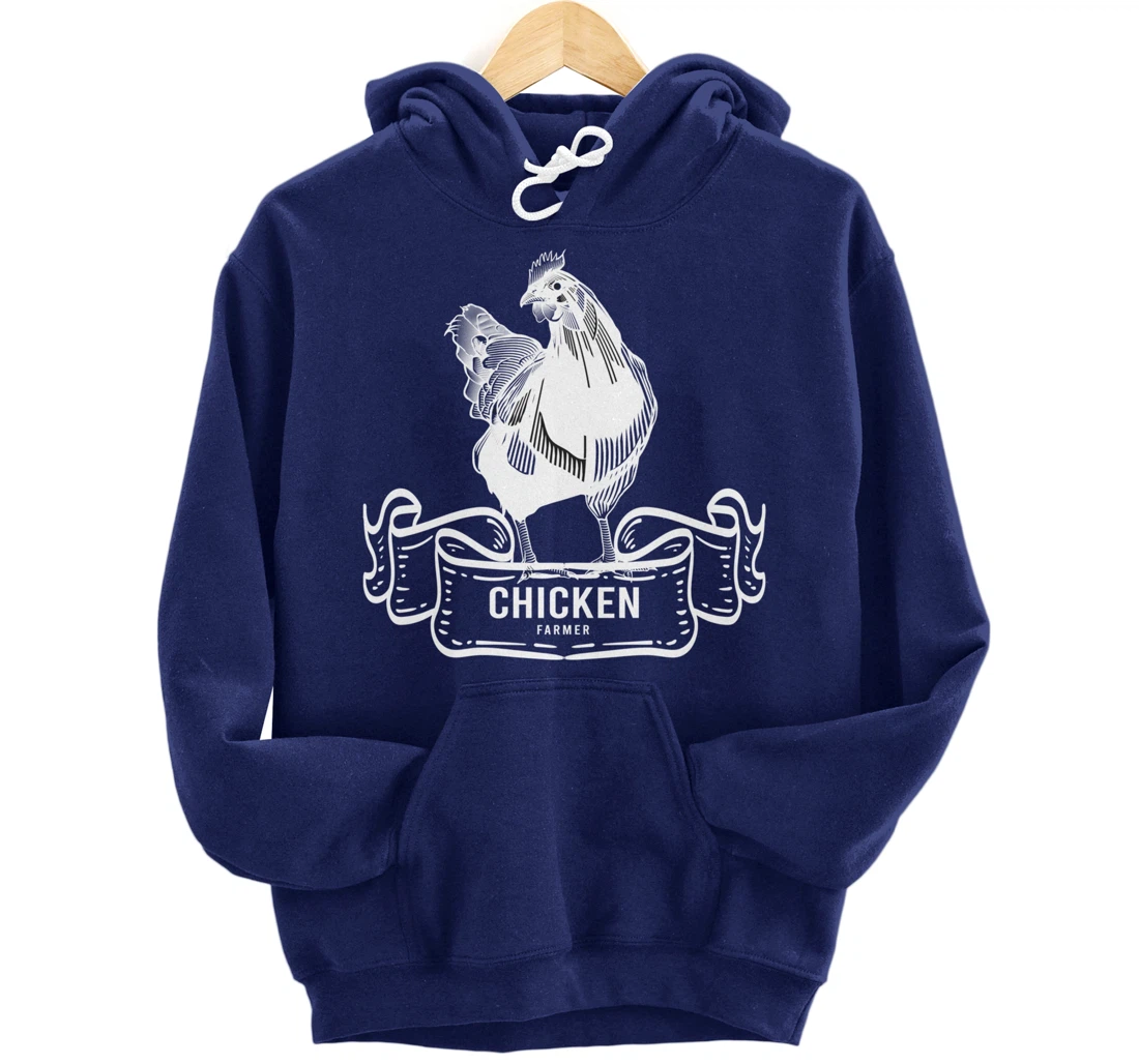 Chicken Lover Gifts Funny Farmer & Farmer Animals Pullover Hoodie