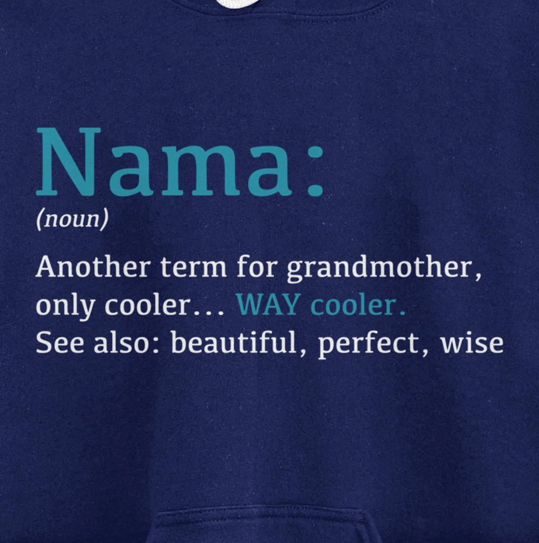 Nama: Funny Definition Noun - Another Term Pullover Hoodie