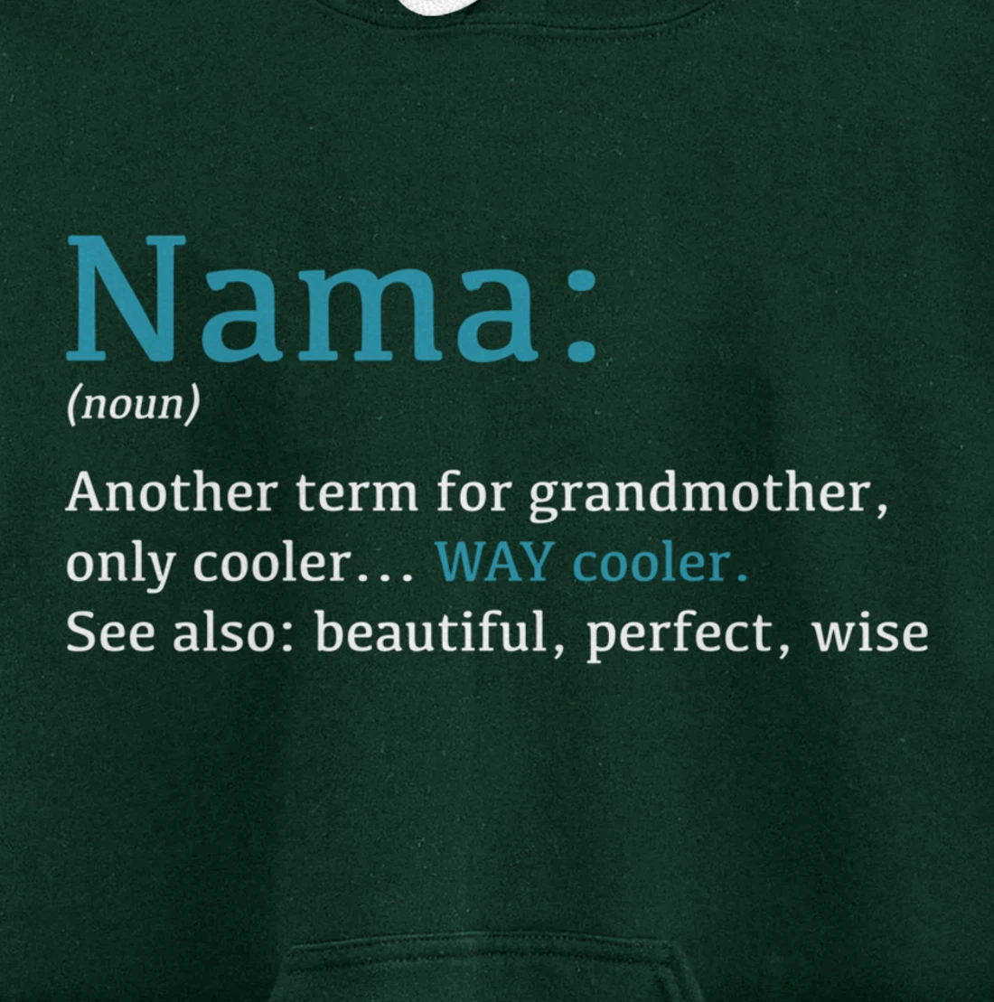 Nama: Funny Definition Noun - Another Term Pullover Hoodie