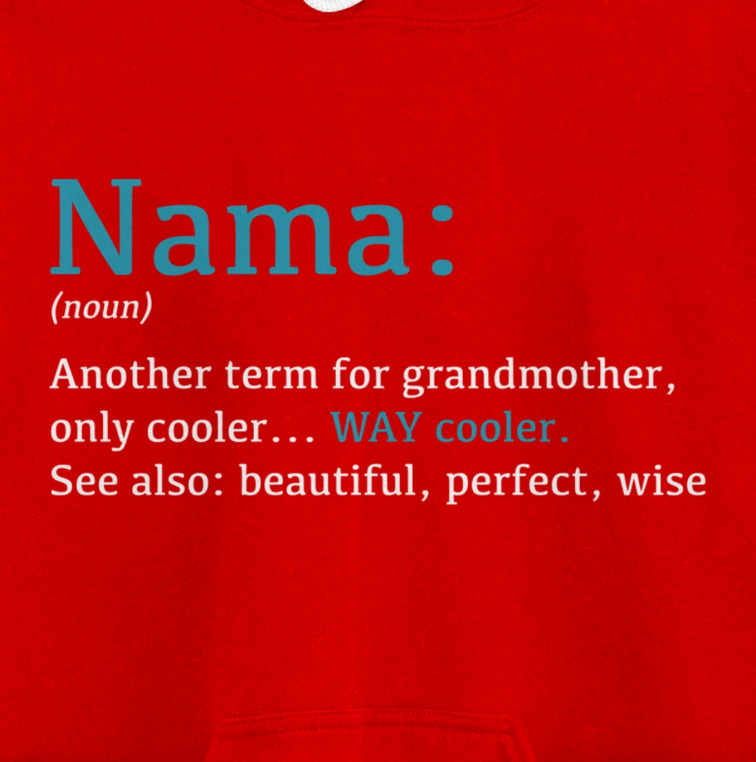 Nama: Funny Definition Noun - Another Term Pullover Hoodie