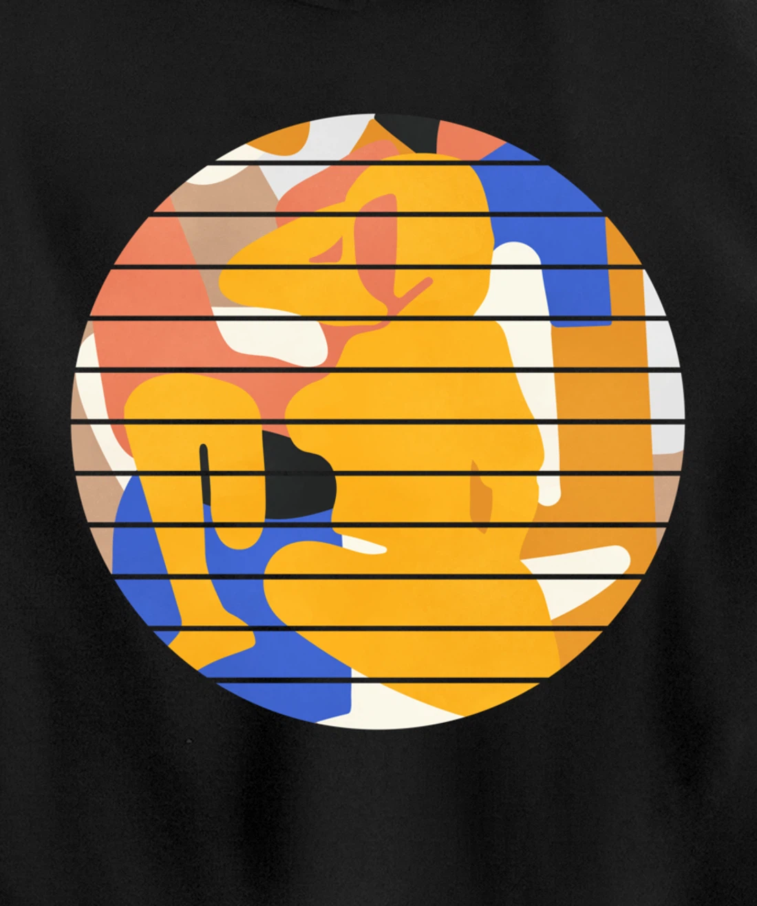 Woman Minimalist Aesthetic Abstract Beach Pullover Hoodie