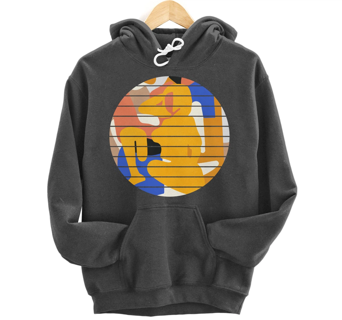 Woman Minimalist Aesthetic Abstract Beach Pullover Hoodie