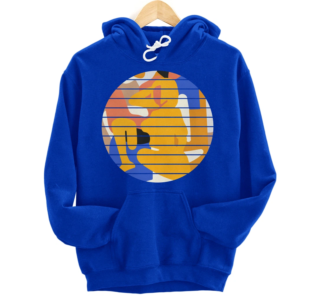 Woman Minimalist Aesthetic Abstract Beach Pullover Hoodie