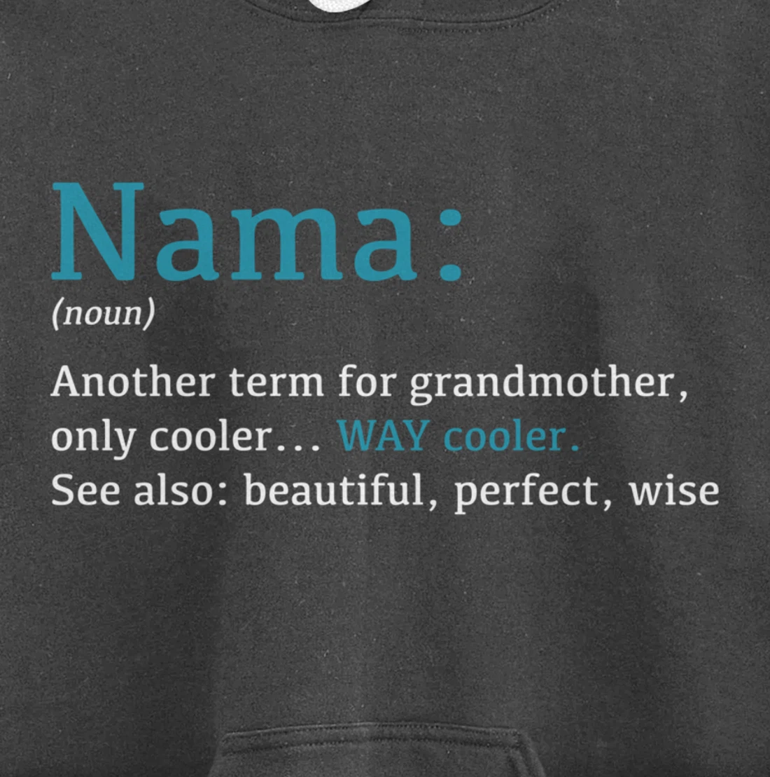 Nama: Funny Definition Noun - Another Term Pullover Hoodie