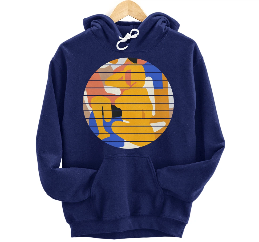 Woman Minimalist Aesthetic Abstract Beach Pullover Hoodie