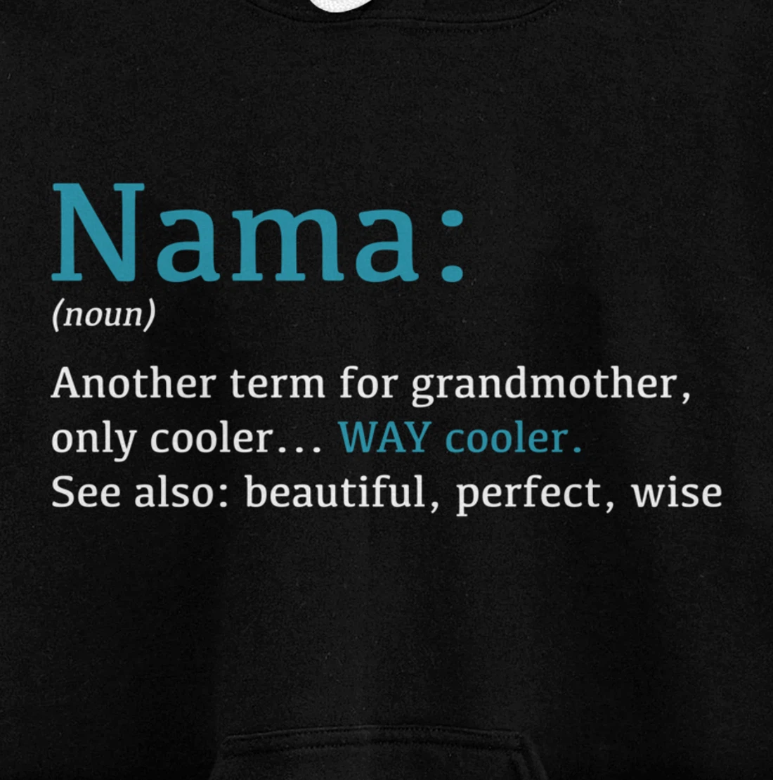 Nama: Funny Definition Noun - Another Term Pullover Hoodie