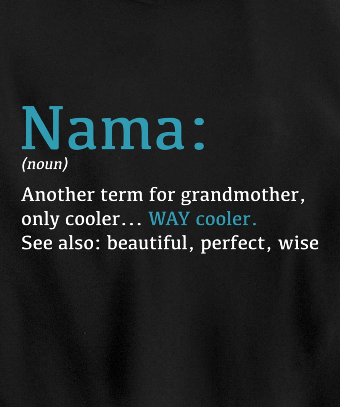 Nama: Funny Definition Noun - Another Term Pullover Hoodie