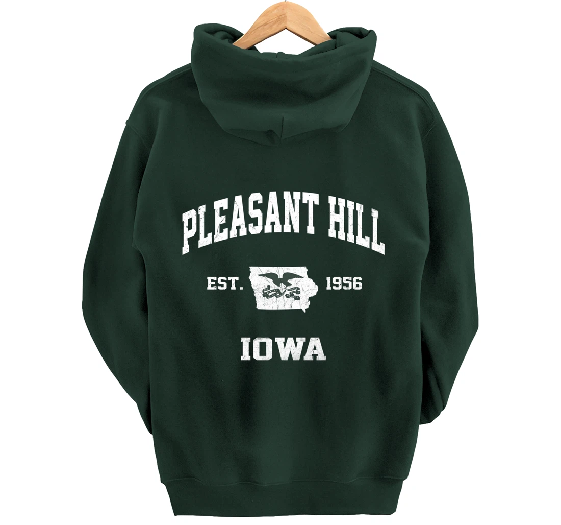 Pleasant Hill Iowa IA vintage State Athletic style Pullover Hoodie