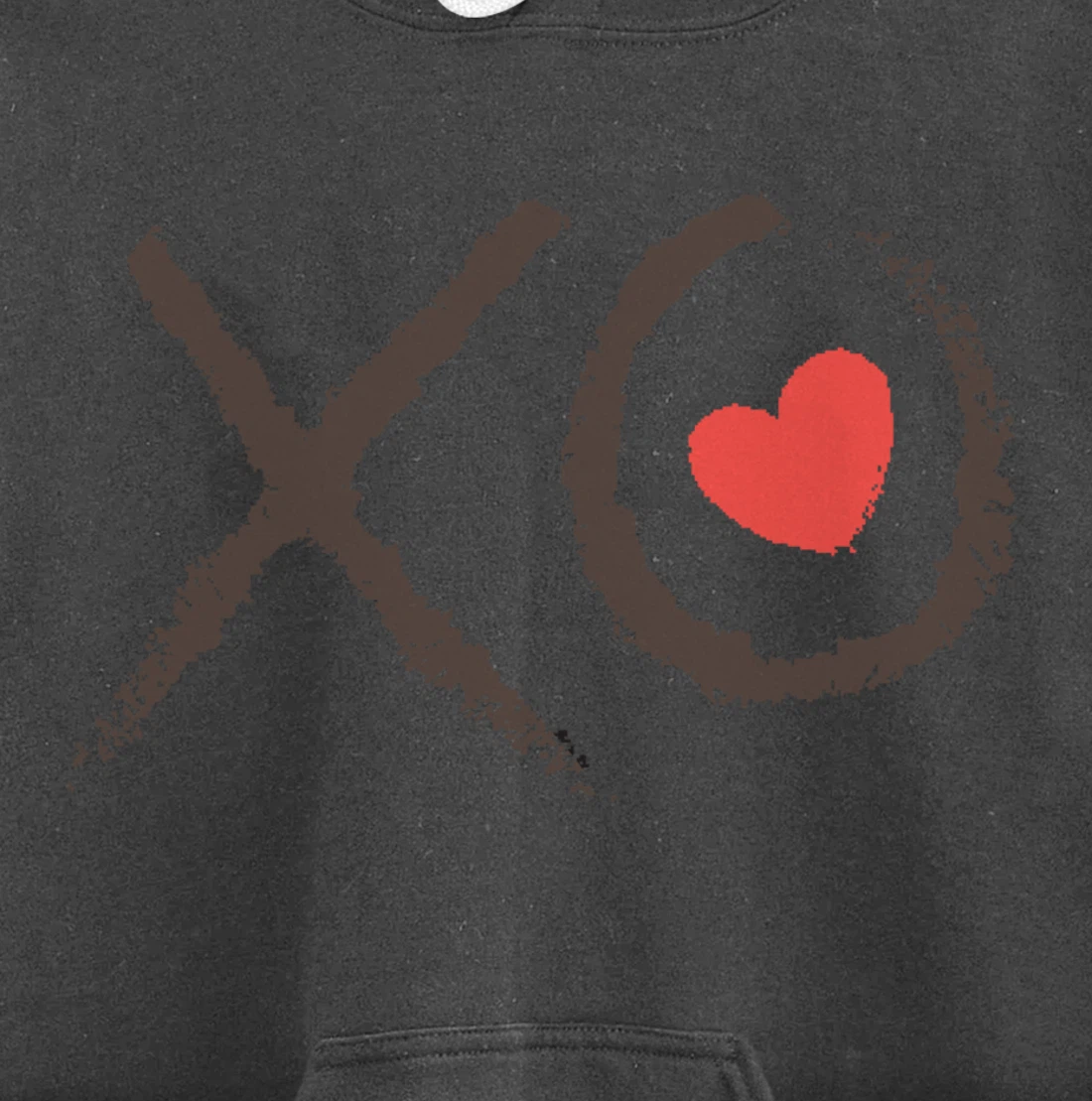 Valentines Day XOXO Heart Love Hug Kiss XO Hugs & Kisses Pullover Hoodie