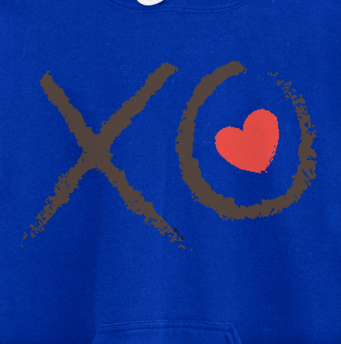 Valentines Day XOXO Heart Love Hug Kiss XO Hugs & Kisses Pullover Hoodie