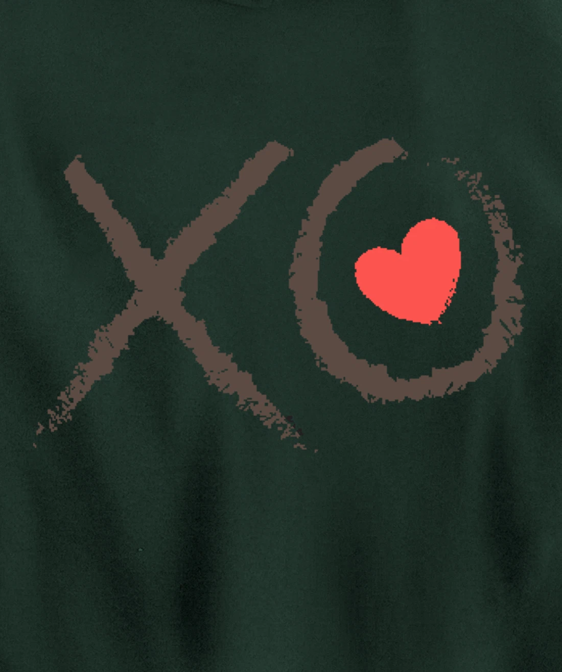 Valentines Day XOXO Heart Love Hug Kiss XO Hugs & Kisses Pullover Hoodie