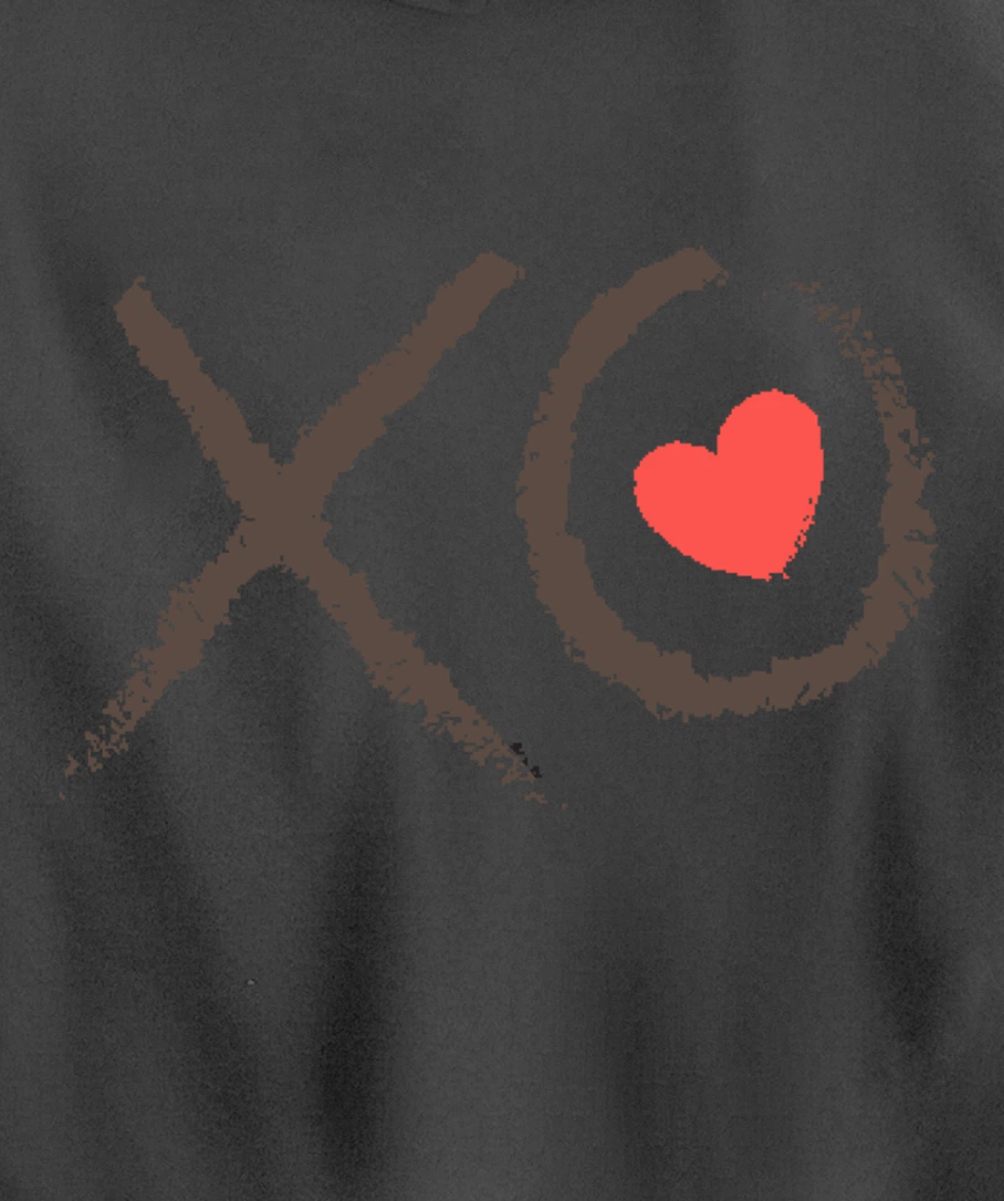 Valentines Day XOXO Heart Love Hug Kiss XO Hugs & Kisses Pullover Hoodie