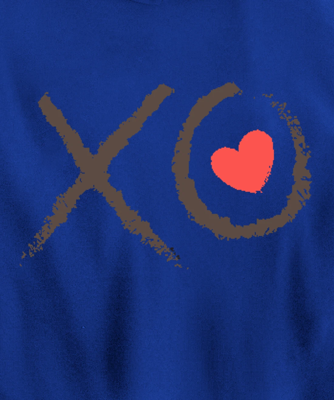 Valentines Day XOXO Heart Love Hug Kiss XO Hugs & Kisses Pullover Hoodie