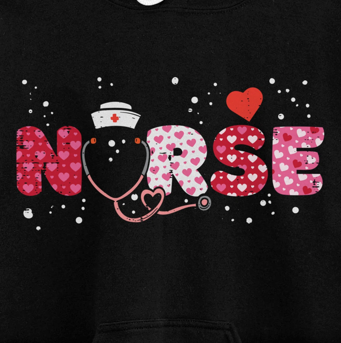 Nurse Valentines Day Valentine ER ICU NICU RN Nurses Women Pullover Hoodie