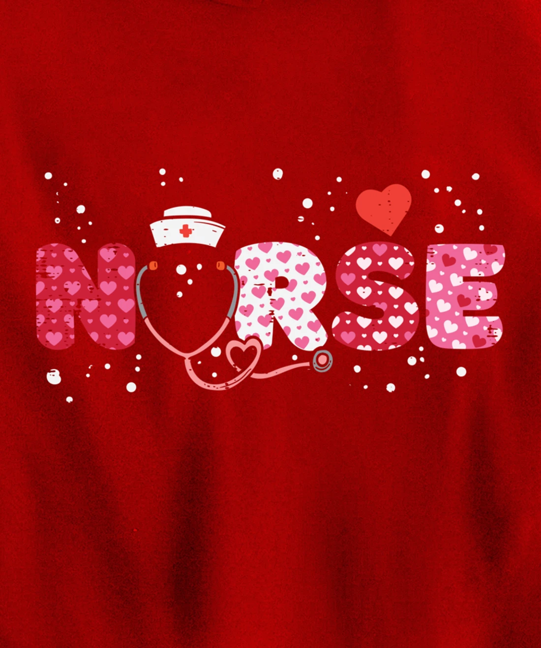Nurse Valentines Day Valentine ER ICU NICU RN Nurses Women Pullover Hoodie