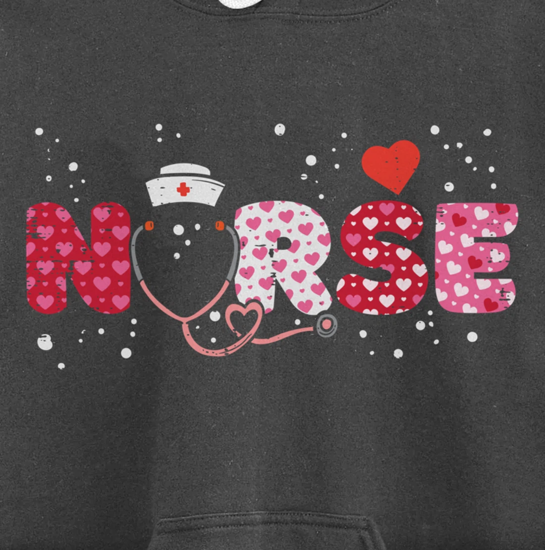 Nurse Valentines Day Valentine ER ICU NICU RN Nurses Women Pullover Hoodie