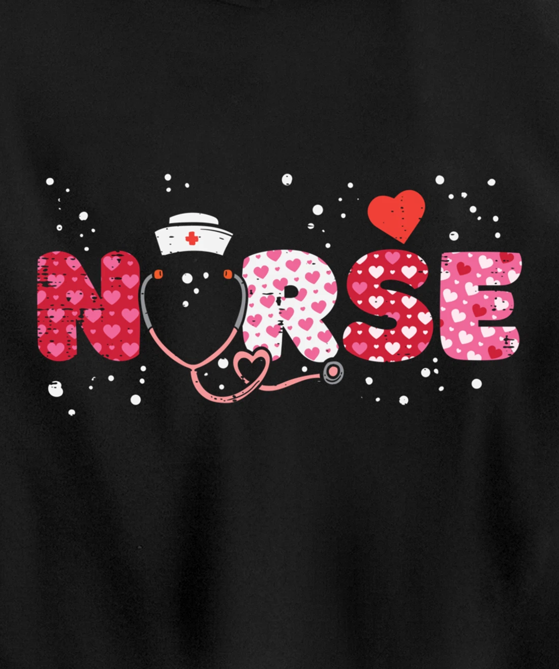 Nurse Valentines Day Valentine ER ICU NICU RN Nurses Women Pullover Hoodie