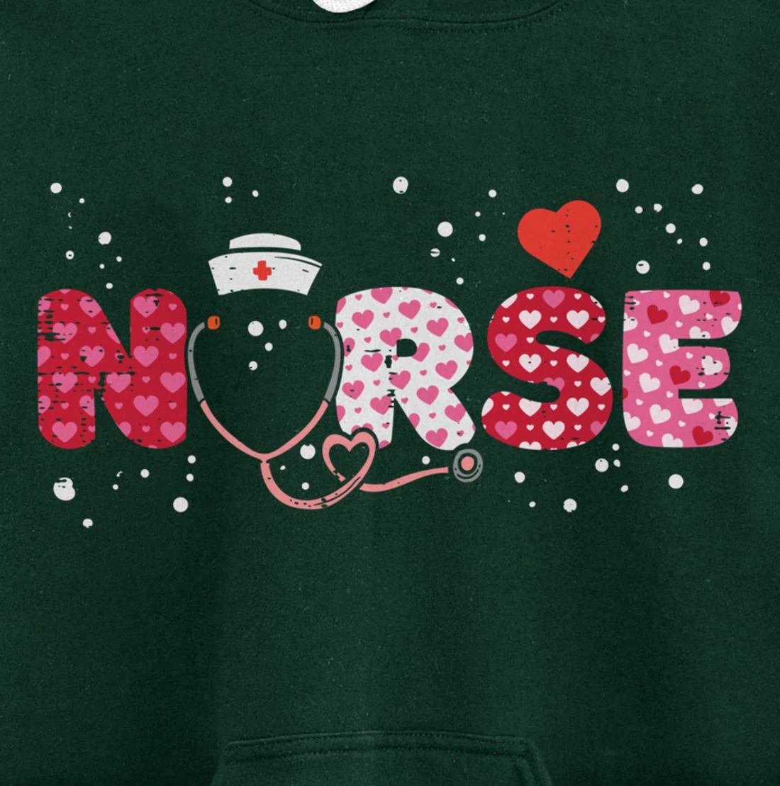 Nurse Valentines Day Valentine ER ICU NICU RN Nurses Women Pullover Hoodie