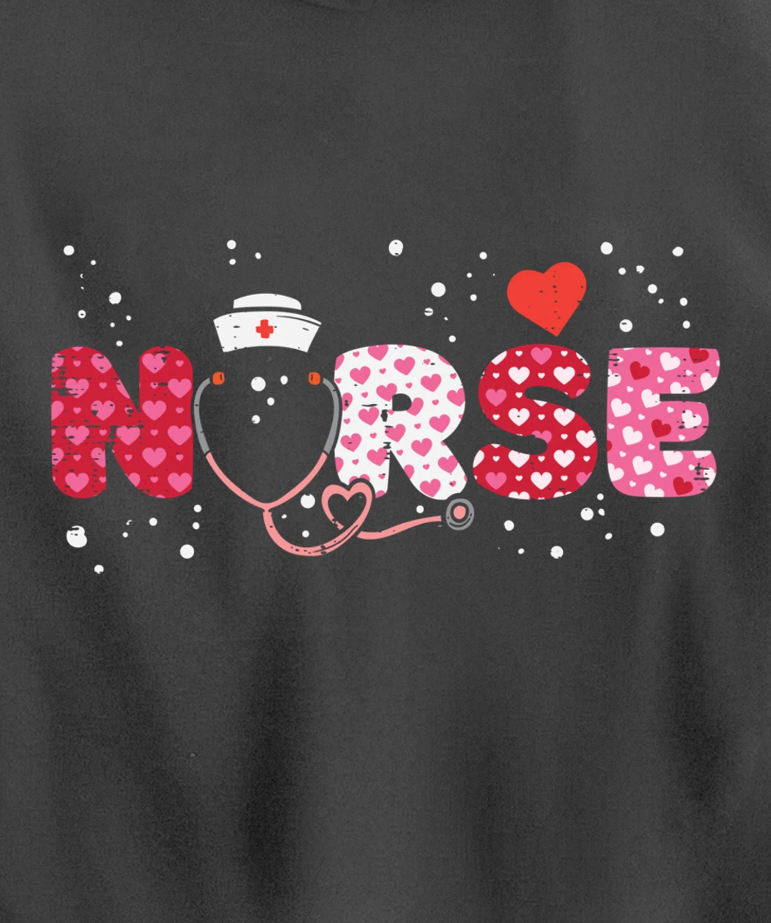 Nurse Valentines Day Valentine ER ICU NICU RN Nurses Women Pullover Hoodie